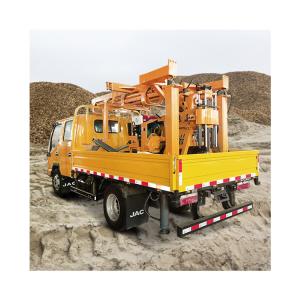 China 100m 200m Deep Truck Mounted Water Well Drilling Rig High Performance wholesale