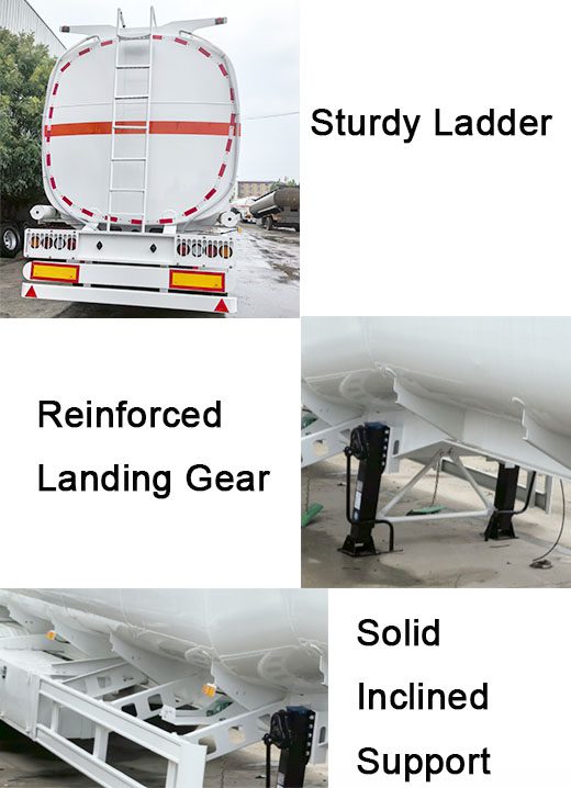 TITAN 4 Axle 70000 Liters Crude Palm Diesel Oil Tanker Price