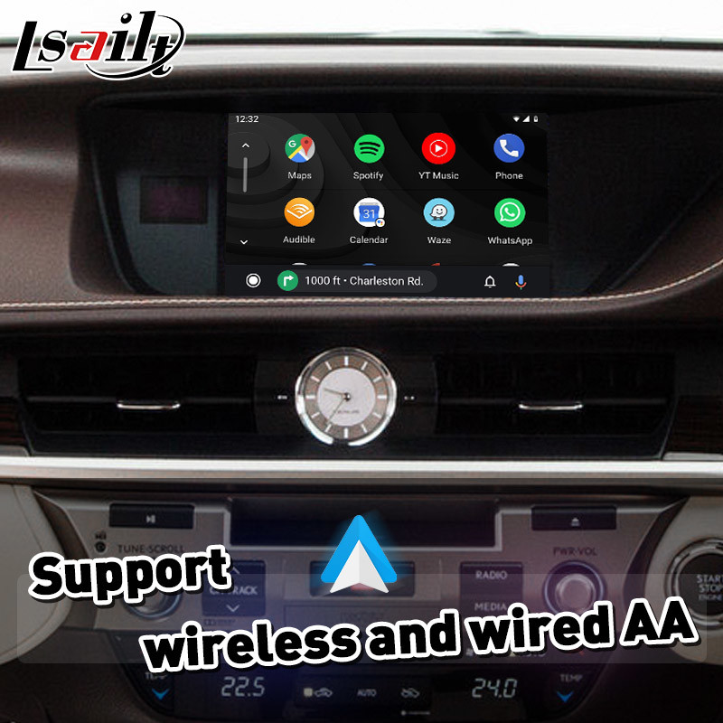 8+128GB Lsailt Android Navigation Video Interface For Lexus ES 350 300h 250 200 XV60 Mouse Control 2012-2018