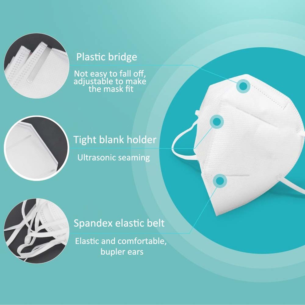 CE FDA Approval KN95 FFP2 Face Mask Disposable Protective 4 Layers OEM Service