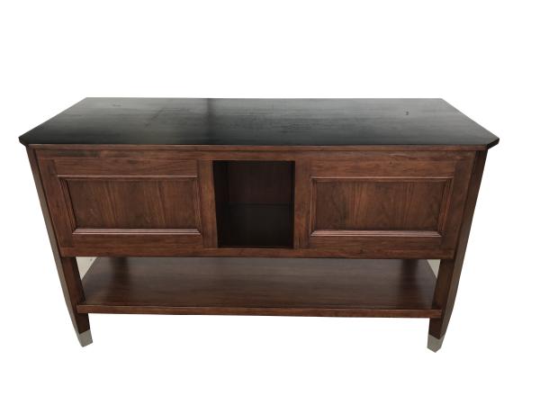 Luxury design American hotel Custom made walnut wood veneer Wooden bathroom
