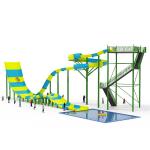 Large Aqua Park Equipment Fiberglass Water Slide (2 Players)