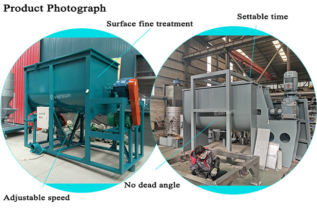 200 - 5000L Double / Triple Blade Ribbon Blender Machine With ≤80dB Noise