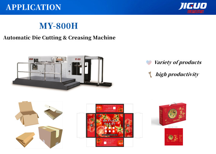 Cardboard FlatBed Automatic Die Cutting Machine QT500-7 8500s/H Speed