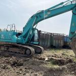 Japanese Original Used Kobelco SK200 Excavator 0.8m3 Bucket Capacity 110kw Rated
