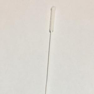 China Disposable Sterile Medical Cotton Swab , White PCR Test Nose Swab wholesale