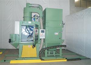 China Oil Pipe Pin Thread Automatic Blasting Machine , Movable Blast Cleaning Equipment wholesale