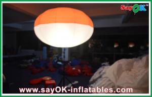 China Nylon Cloth Inflatable Led Tripod Ball , Inflatable Led Lighting Ball Decoration on sale