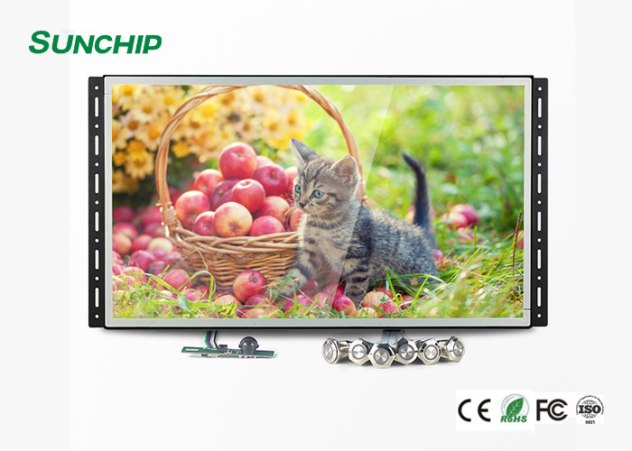 Infrared Remote Control Open Frame LCD Monitor WiFi Ethernet EDP LVDS Capacitive Touch
