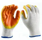 Poly Cotton Seamless Knitted Latex Palm Coated Gloves