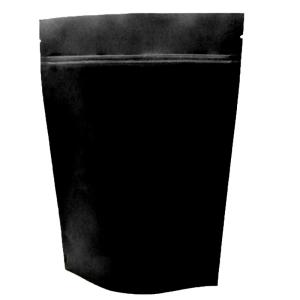 China Matte Black Zip Pouch Food Packaging Aluminum Foil Doypack Mylar wholesale