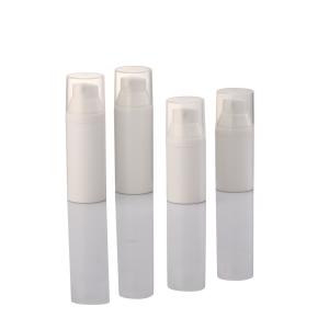 China 30ml White PP Airless Cosmetic Bottles Travel Empty Lotion Bottle With Pump wholesale