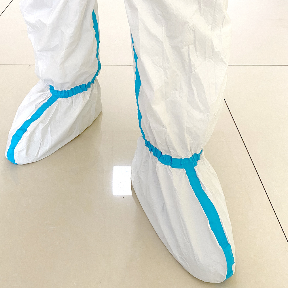 Splash Blood Resistant Disposable Boot Cover Lamination Shoe Covers Non Sterile