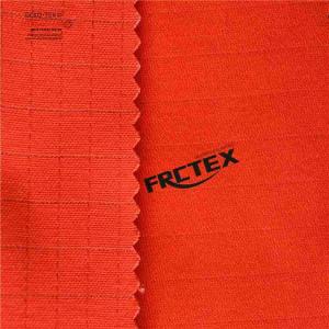 China Red Mid Weight Anti Static FR 350gsm Cotton Satin Fabric wholesale