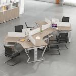 Creative Office Staff 6-8 Person Desk And Chair Combination