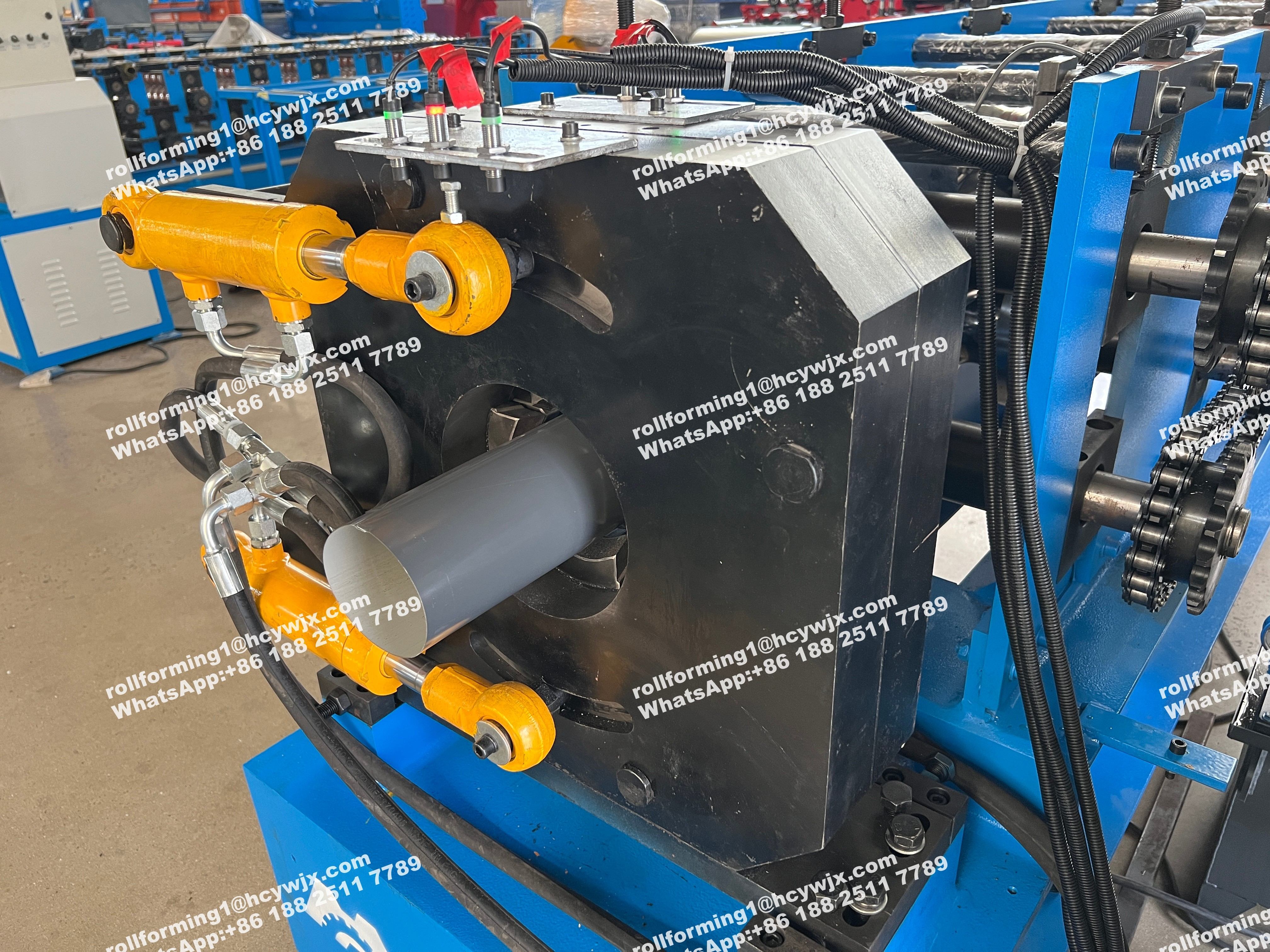 Rain Water Steel Down Pipe Roll Forming Machine 333