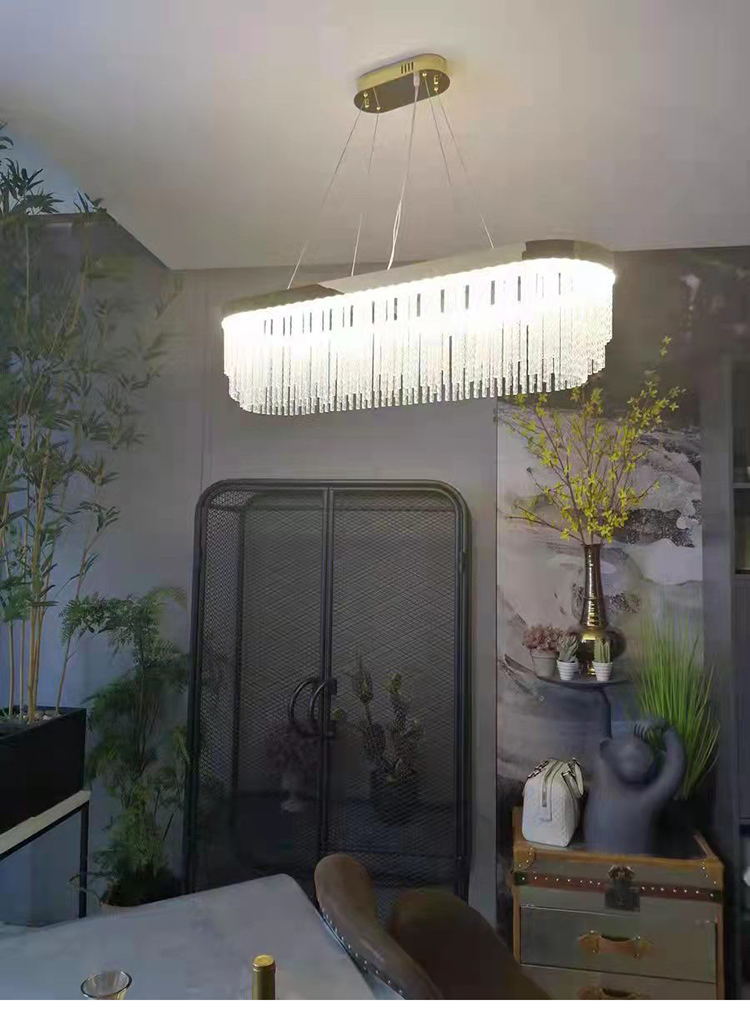 Luxury Gold Chandelier For Living Dining Room Led Glass Lighting mid century modern chandelier(WH-CY-198)
