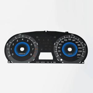 China Customized Graphic Overlay Membrane Switch Panel For Automotive Multimedia wholesale