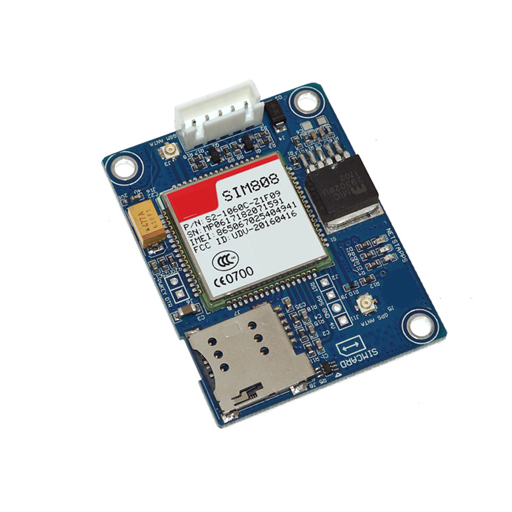 5-18V Quad-Band Arduino Controller Board SIM808 SMS GSM GPRS GPS Module Factory Outlet