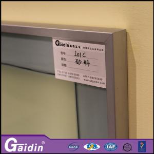 China anodized wooodgrain T5 factory supply electrophoresis aluminum door frame wholesale