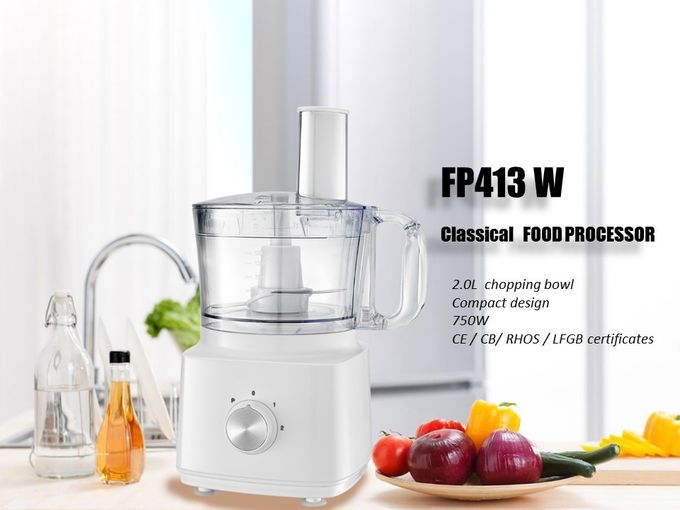 750W 2.0L FP413 compact food processor