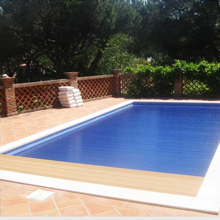 Transparant Blue/Ivory Pool Cover With CE Certifications And Materials From OEM