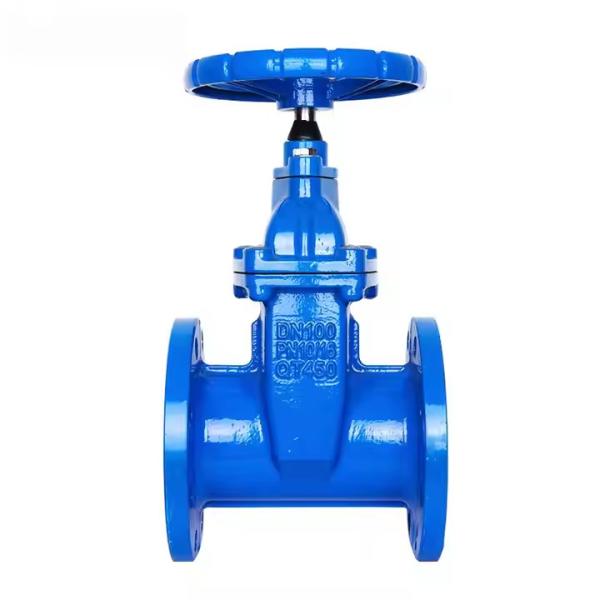 BS 4504 Ductile Iron PN10 PN16 DN100 50mm Non Rising Stem Gate Valve NRS Gate
