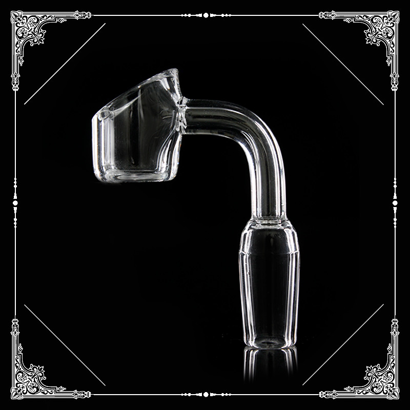 Polished Quartz Banger Nail 90 Degree 14mm Male Female For Glass Oil Rigs Bong
