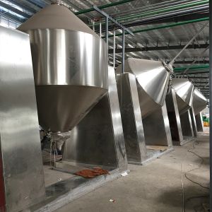 Lab Powder Mixing Equipment Automatic Double Cone Mixer Machine