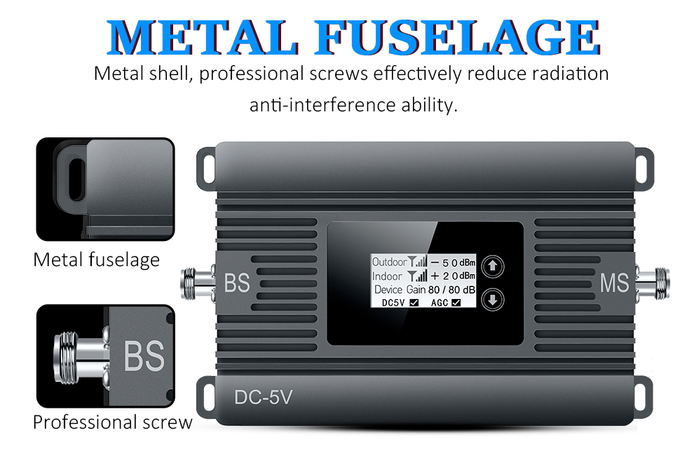 Single Band 850MHz Cell Phone Signal Amplifier Cell Phone Booster