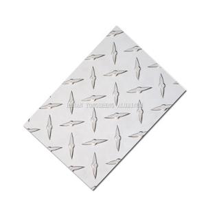 China Checkered Plate Aluminum Sheet Price 1000 3000 5000 Series Aluminum Diamond Plate wholesale