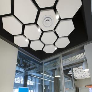 China Fashion Perforated Aluminium Hexagon Ceiling Tiles Soundproof Customizable wholesale