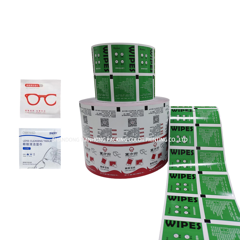 Clean Wrapping Automatic Packing Machine with Wood Pulp Material Printing Color 0-9