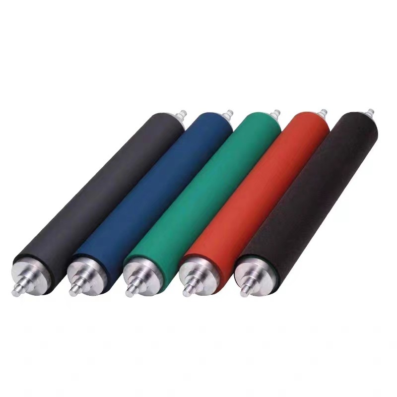 PU Rubber Roller EPDM NBR Silicone CR For Printing Coating Textile