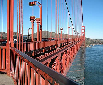 Stainless steel safety net is mounted below a bridge to prevent fall accidents and suicide cases by making the fatal falling futile.