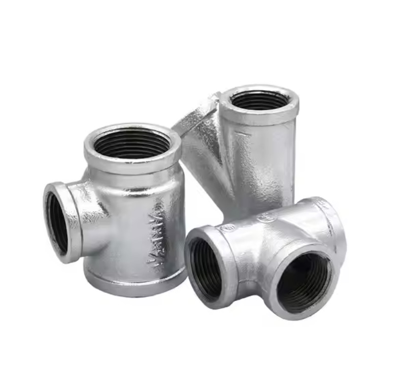 Industrial Grade Sand Blasting Finish Nickel Plated Brass Compression Fittings cast iron pipe fitting plumbing materials