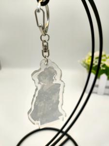 China String Attached Printed Acrylic Keychain Cartoon Character wholesale
