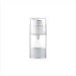 Oval plastic cosmetic airless container 30ml 50ml PP airless bottle