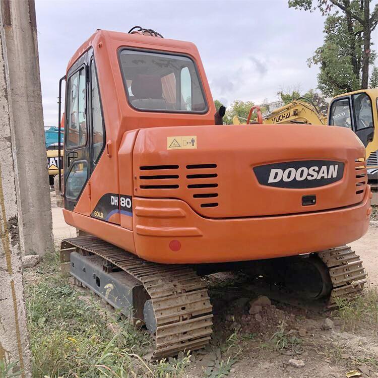 Original Hydraulic Pump 8 Ton Used Doosan DH80 Excavator in Good Condition from Korea