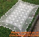Crochet Round table clothing - table coverhandmade crochet heart doilies,