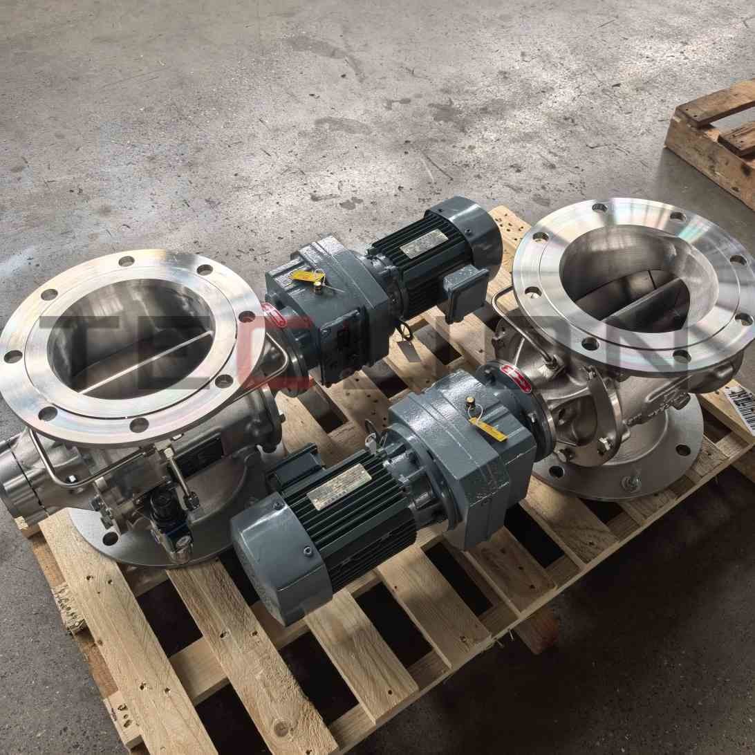 Rotary Valve For Conveying Calcium Carbonate Material