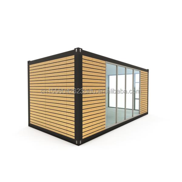 20ft Prefabricated Wooden House Steel Frame Tiny Home for Forest Residential Container Mobile Prefabricated Houses Sale