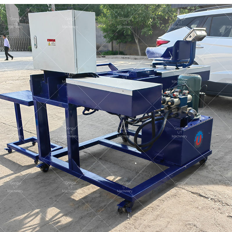 Hydraulic Cotton Baler Textile Cloth Bale Pressing Machine with 380*150*70 mm Bale Size