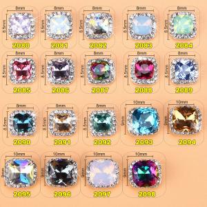China Hot NEW Wholesale Alloy Jewelry 3D Nail Art Jewelry Nail rhinestones Sticker Supplier Number ML2080-2098 wholesale