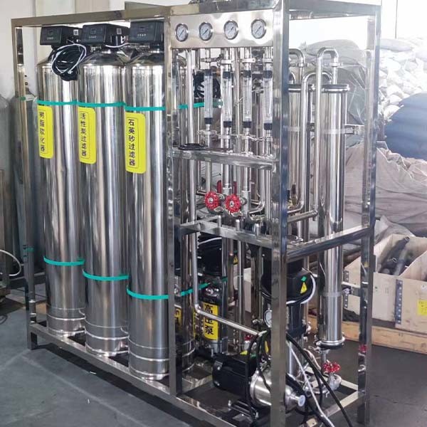 Three Cans Pure Drinking Water Reverse Osmosis Equipment Bipolar Double Stage