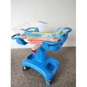 China ABS Two Cranks Tilting Adjustable OEM Hospital Baby Crib wholesale