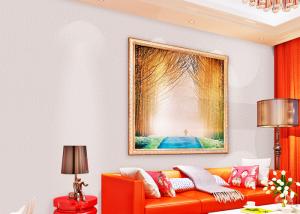 China Sound Absorbing Non Woven Wallpaper / Modern Pink Wallpaper For Home , 0.53*10m wholesale