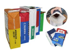 China Waterproof Coating Pasted Valve Multiwall Paper Bags Square Bottom wholesale