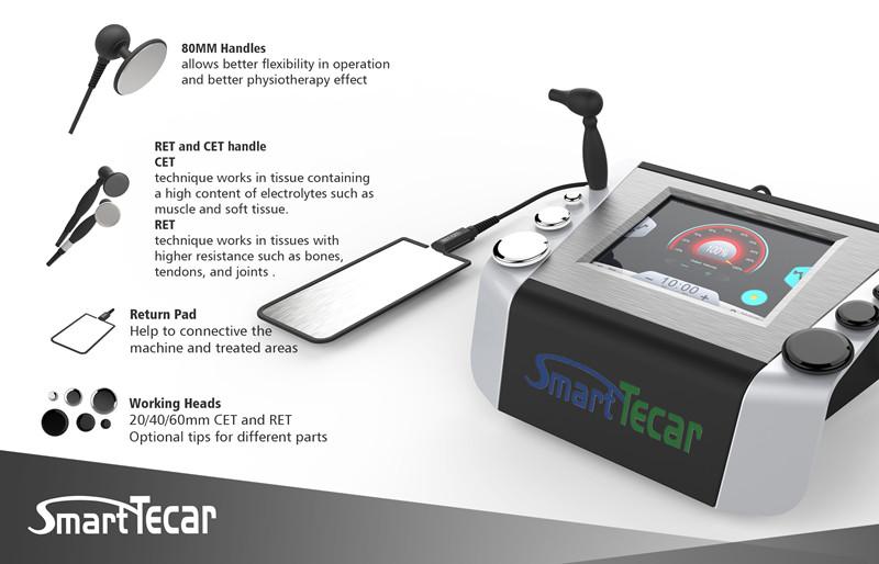 300KHz CET RET Tecar Therapy Machine Energy Potential Pain Relief Energy Potential From the Outside