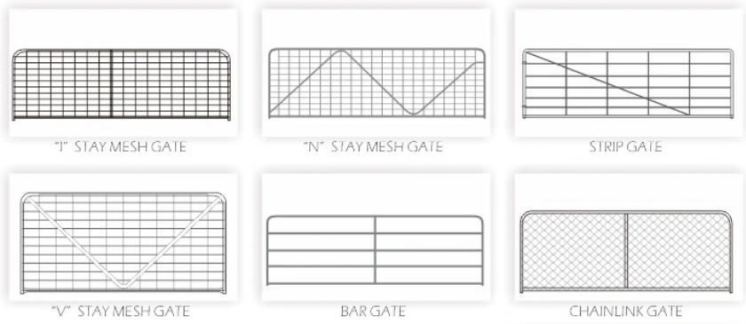 Fixed Knot Metal Corral Fence 12 Foot Corral Panels
